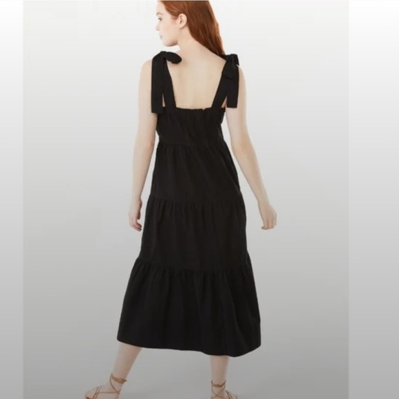 Free Assembly Tiered Maxi Dress with Shoulder Ties - Picture 3 of 8